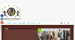 Desktop Screenshot of collectes-partages.org